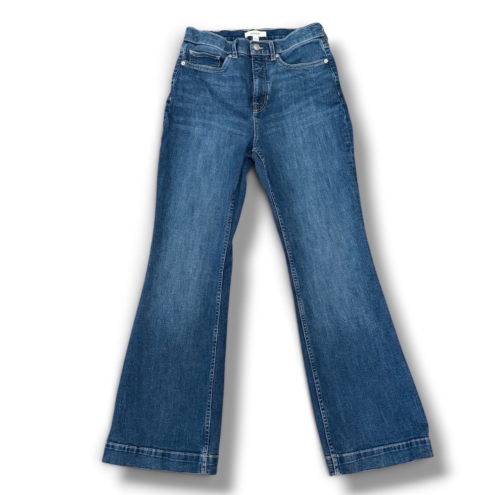 Spanx SPANXsculpt ReDefine Flare Jeans 12 Slimming Blue High Rise Classic